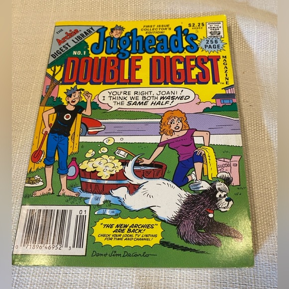 Lot of 4 Vintage Jughead Double Digest Comic Books Nos. 1-4 - Picture 2 of 2